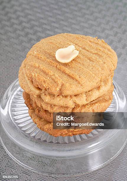 Peanut Butter Cookies Stock Photo - Download Image Now - Baked, Color Image, Cookie