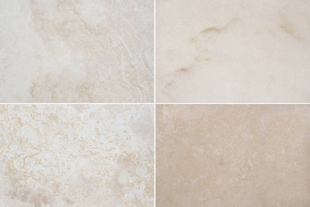 istock Four different beautiful high quality marble. Marble background with natural pattern. 1043524636