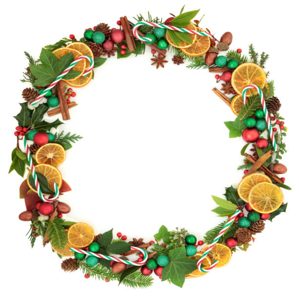 istock Christmas Festive Wreath 1043529510