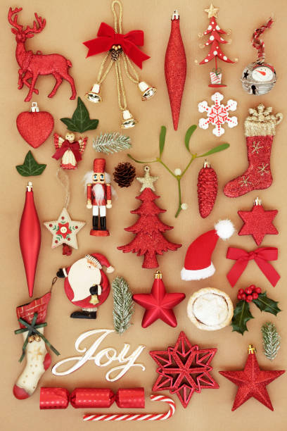 istock Christmas Joy Sign and Decorations 1043530010