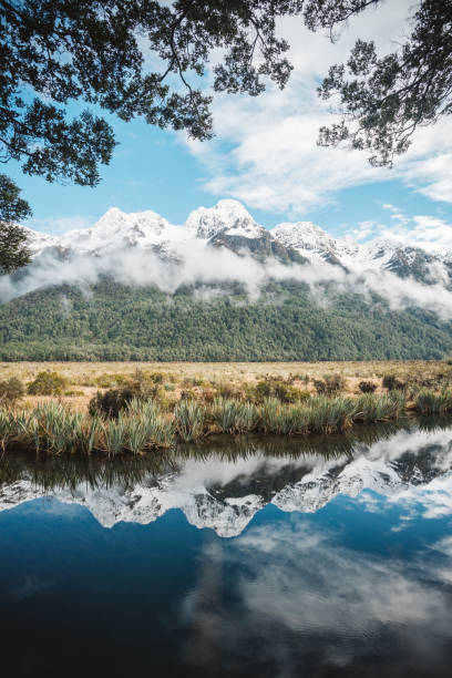 istock Mirror Lakes In Fiordland 1043539532