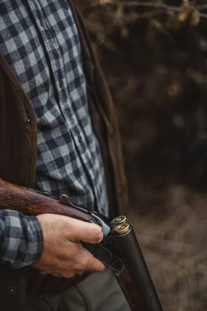 istock Double barrelled shot gun 1043542424