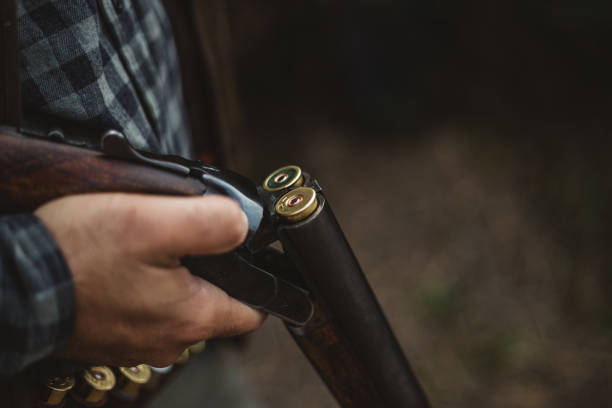 istock Double barrelled shot gun 1043542538