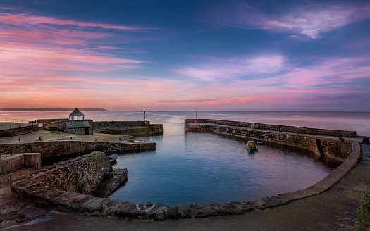 September Sunrise, Charlestown Harbour, Cornwall