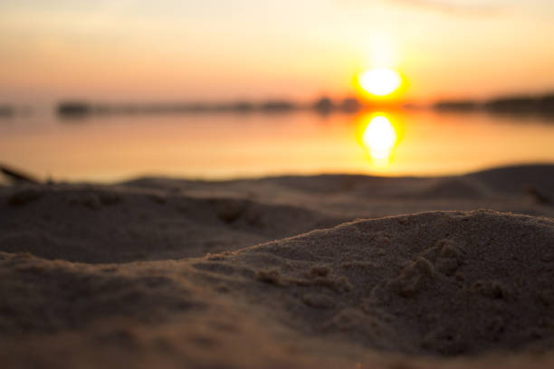 beautiful sunset over the sea.