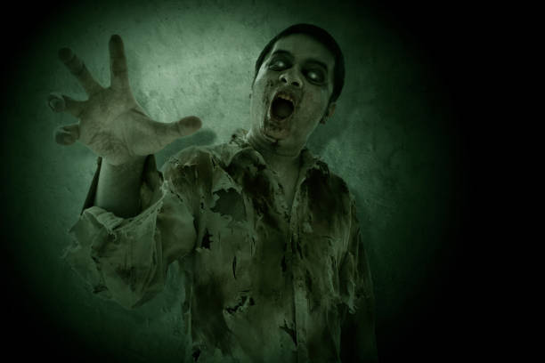 istock Scary zombie man 1043557008