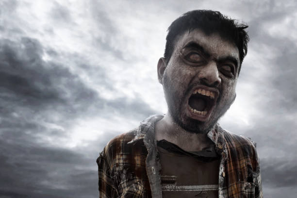 istock Scary zombie man 1043557108