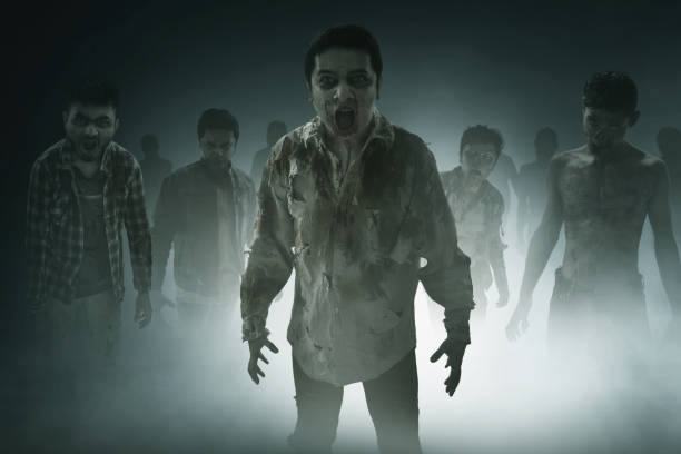 istock Group of zombies 1043557308