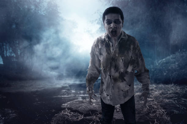 istock Scary zombie man 1043557344