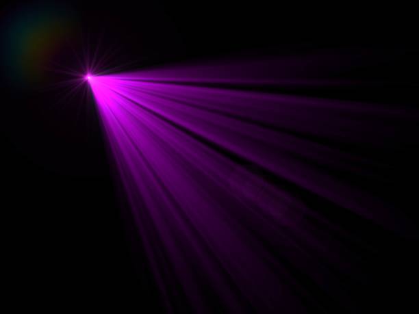 purple lens flares