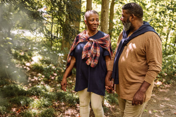 istock Romantic walk for seniors 1043568428