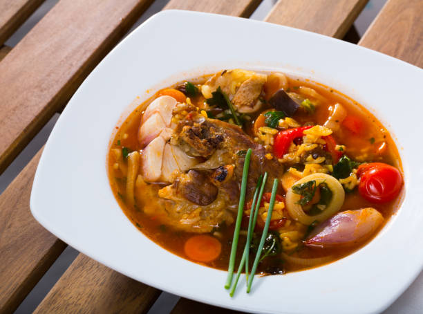 istock Georgian soup kharcho from lamb 1043569370