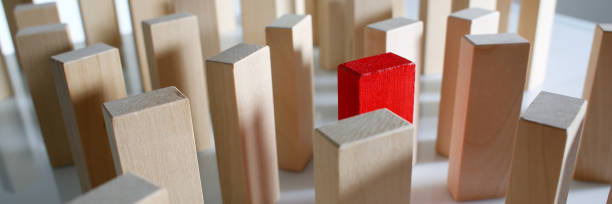 istock One red winner lottery wood block row 1043585932