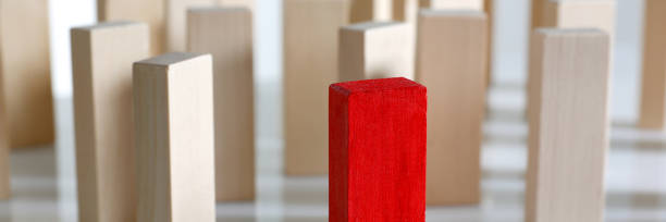 istock One red winner lottery wood block row 1043585968