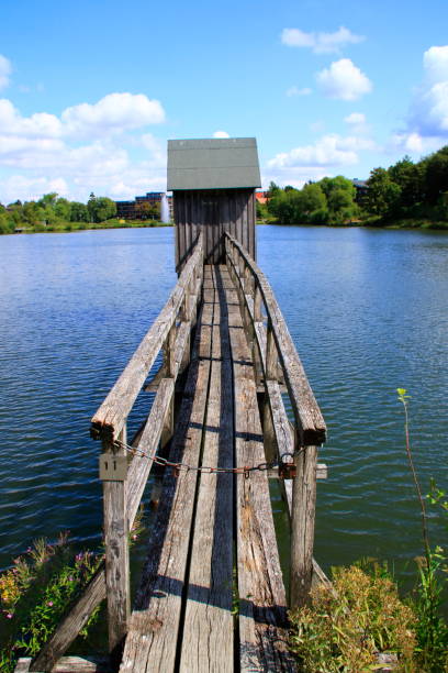 istock jetty in the Kranicher teich 1043593754
