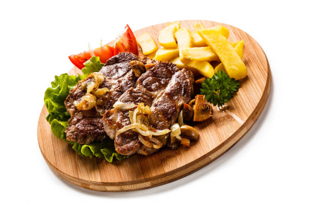 istock Grilled beefsteak and vegetables 1043612116