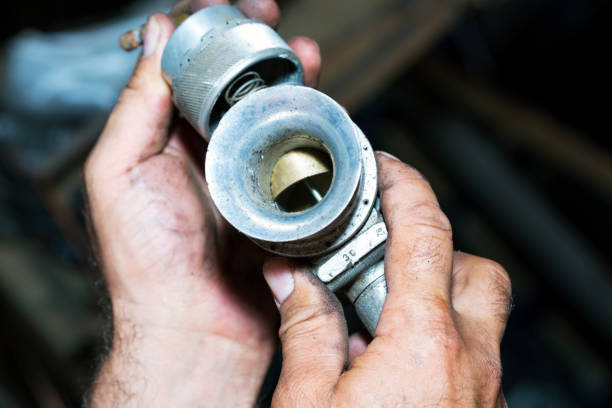istock Old car carburator 1043617650