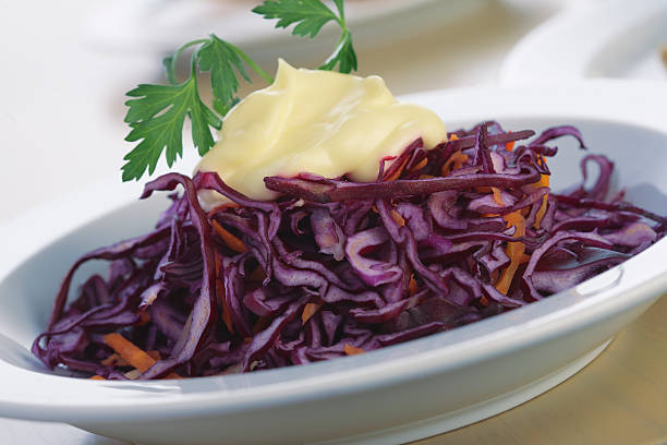 istock Red Cabbage Salad With Mayonnaise. 104362558