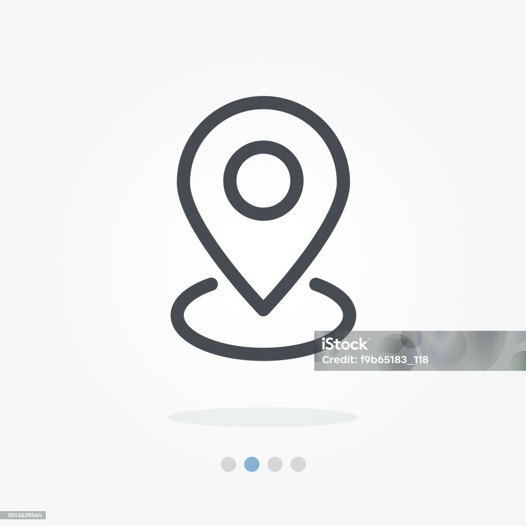 Pin location Pin Location Map Pin Icon stock vector