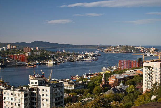 istock Morning in a seaport. Vladivostok. 104364246