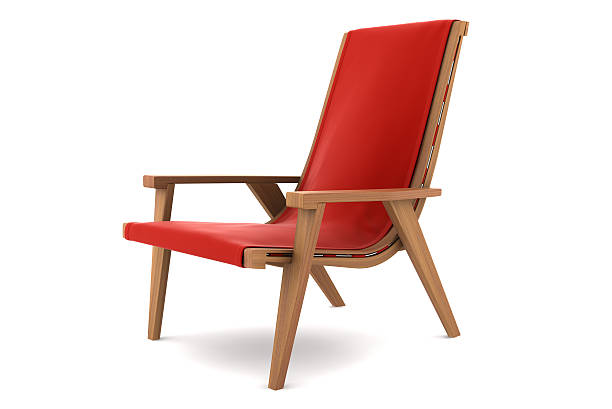 istock red armchair isolated on white background with clipping path 104365073