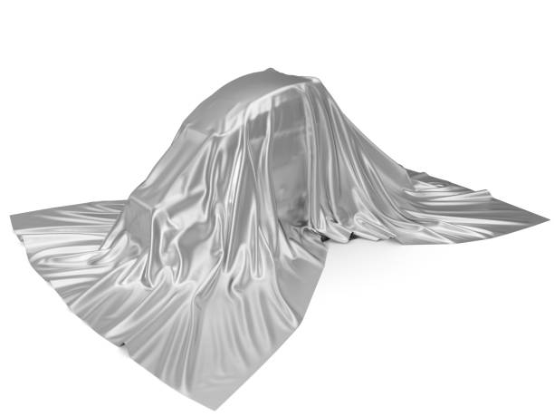 istock silver silk covered truck concept. 3d illustration 1043651736