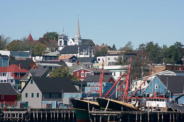 istock Waterfront and Piers at Lunenburg 104365611