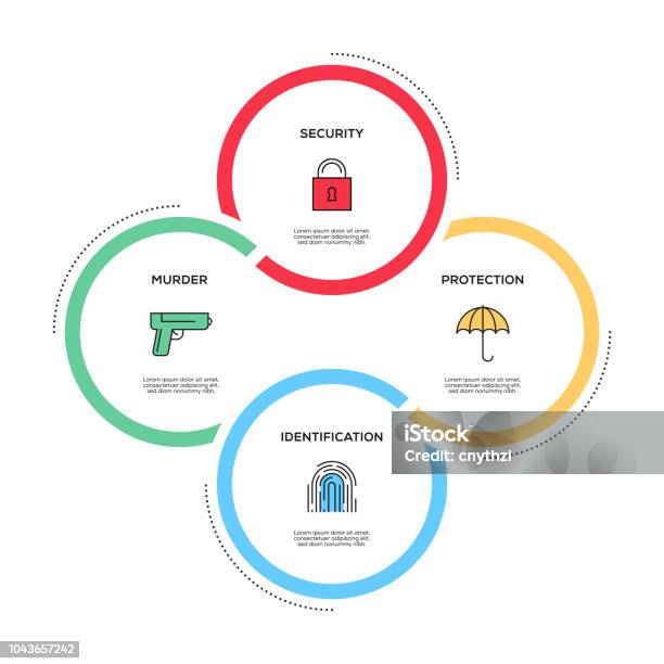 Law And Justice Concept Infographic Design Stock Illustration - Download Image Now - Abstract, Badge, Balance