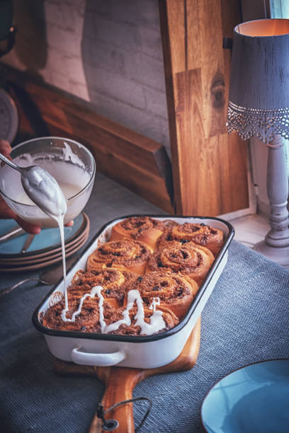 istock Preparing Cinnamon Buns in Domestic Kitchen 1043668762