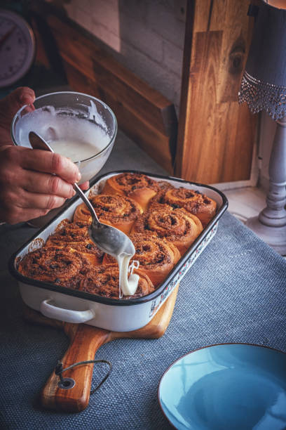 istock Preparing Cinnamon Buns in Domestic Kitchen 1043668770