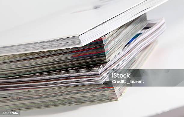 Stack Of Magazines Stock Photo - Download Image Now - Arrangement, Article, Back to School