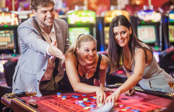 istock People gambling in the casino 1043676888