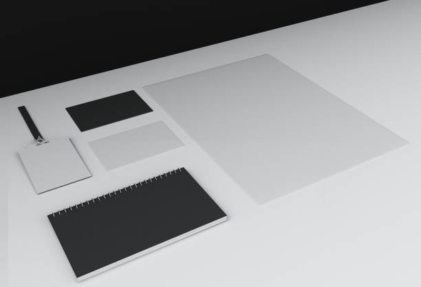 istock 3d mockup Template for branding identity. 1043685276