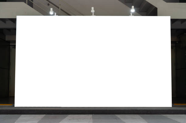 istock large billboard. black advertising led board empty space for text. 1043698200