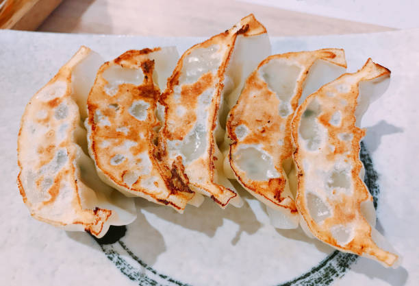 istock A dish of fried dumpling Gyoza or Jiaozi. 1043703634