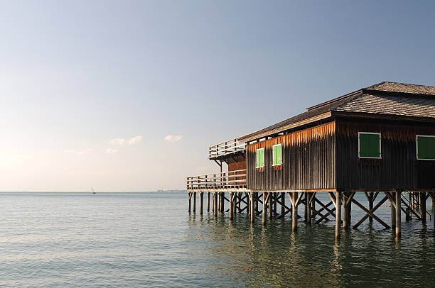 istock Nostalgy Bath House at Lake Constance 104371941