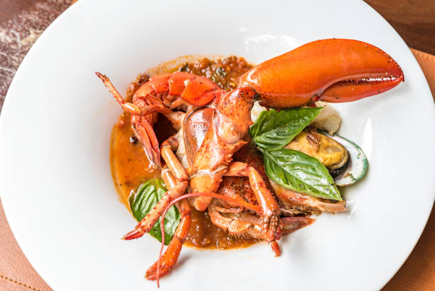 istock Pastis Grilled Halved Lobster Tails 1043729230