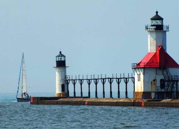 istock North Pier Lighthouse Southern Michigan 1043730298