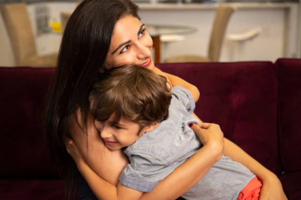 istock Mother and Son Indoors 1043730426
