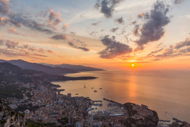 istock Beautiful sunrise over Monaco 1043748846