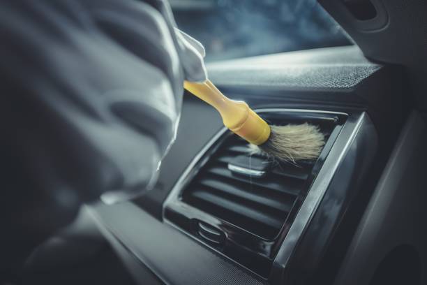 istock Detailed Car Cockpit Cleaning 1043751804