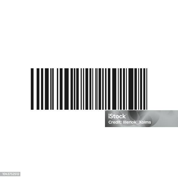Vector Realistic Barcode Isolated On White Background Stock ...