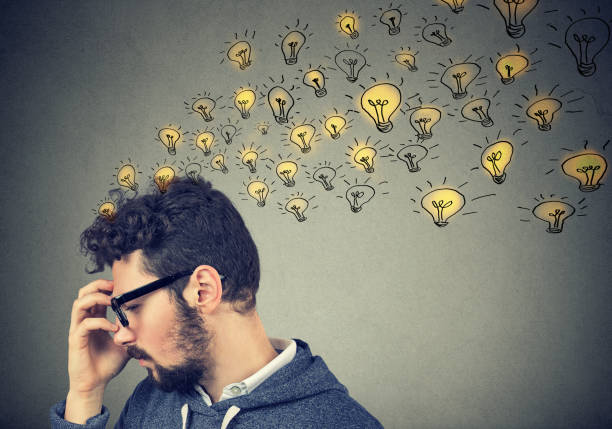istock Smart man with plenty of ideas 1043756738