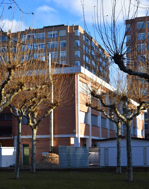 istock Buildings between shadows and lights, parks. 1043778202