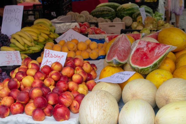 istock Fruit market in Espinho, Portugal 1043781008