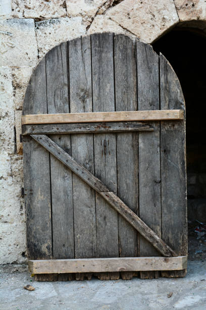 istock Wooden door 1043785834