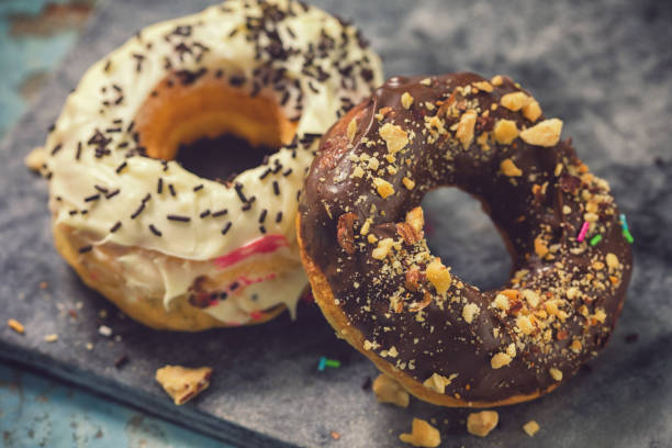 istock Fresh homemade donuts 1043791738