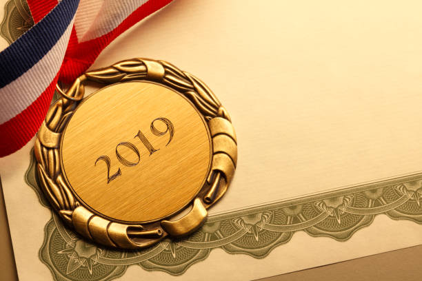 istock Gold Medal Inscribed With 