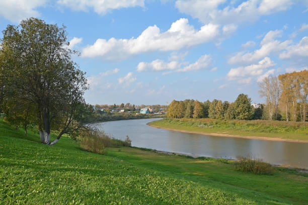 istock Vologda river in autumn 1043808370