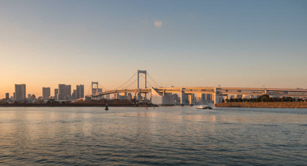 istock Rainbow bridge seen from Odaiba 1043808900